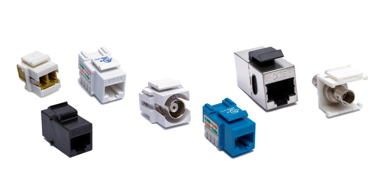 NetSource Copper & Fiber Keystone Modules for Panels